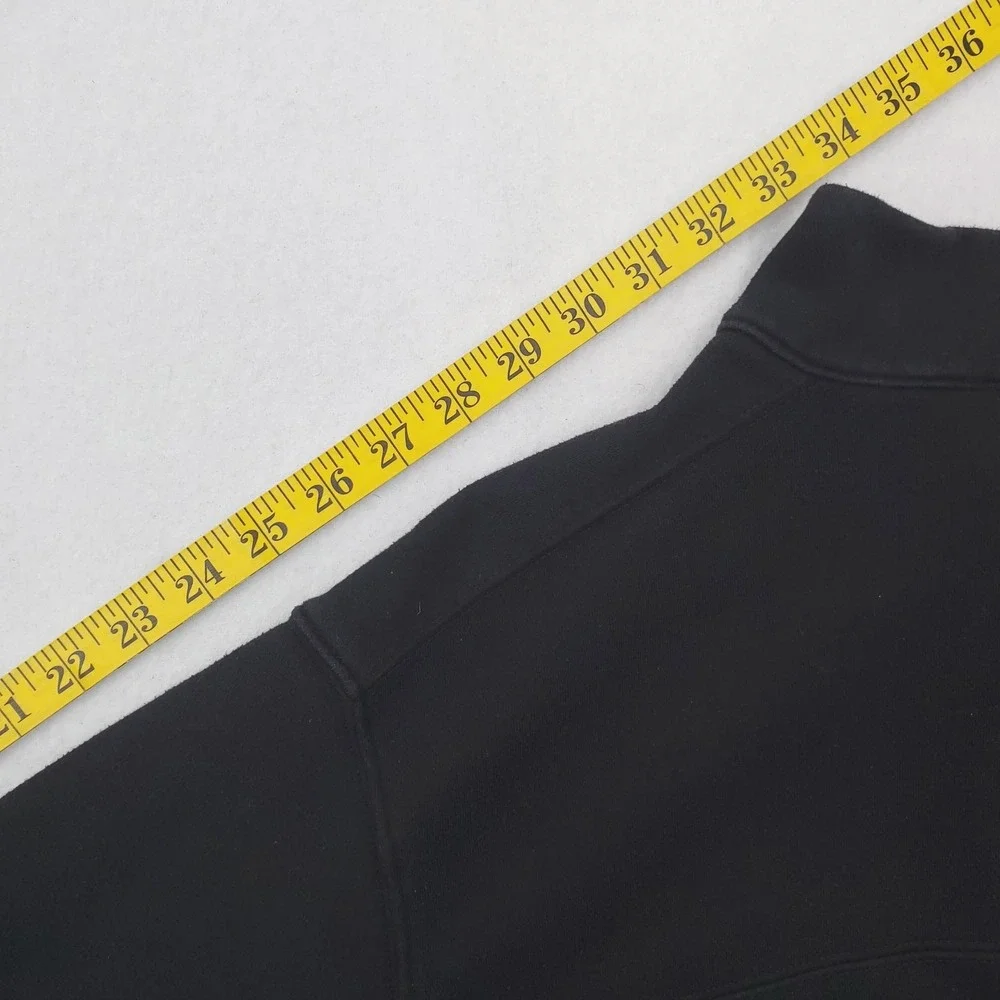 Columbia Quarter Zip Sweatshirt Mens Large Black Fleece Mock Neck Pullover